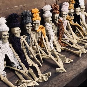 Handmade Fall Skeletons 🍁